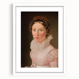 Romantic Art Prints: Suzanne Juel Portrait - Classic Romanticism Canvas