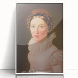 Romantic Art Prints: Suzanne Juel Portrait - Classic Romanticism Canvas