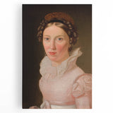 Romantic Art Prints: Suzanne Juel Portrait - Classic Romanticism Canvas