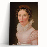 Romantic Art Prints: Suzanne Juel Portrait - Classic Romanticism Canvas