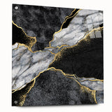 Luxury Black and Gold Marble Bedroom Wall Art – Framed & Canvas