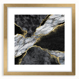 Luxury Black and Gold Marble Bedroom Wall Art – Framed & Canvas