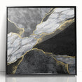 Luxury Black and Gold Marble Bedroom Wall Art – Framed & Canvas