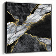 Luxury Black and Gold Marble Bedroom Wall Art – Framed & Canvas
