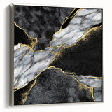 Luxury Black and Gold Marble Bedroom Wall Art – Framed & Canvas
