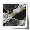 Luxury Black and Gold Marble Bedroom Wall Art – Framed & Canvas