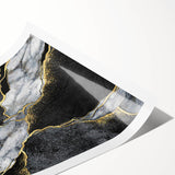 Luxury Black and Gold Marble Bedroom Wall Art – Framed & Canvas