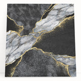 Luxury Black and Gold Marble Bedroom Wall Art – Framed & Canvas