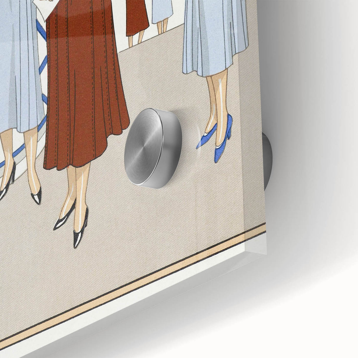 Vintage Art Deco Wall Art – 1920s Fashion Illustration with Stylish Flair