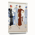 Vintage Art Deco Wall Art – 1920s Fashion Illustration with Stylish Flair