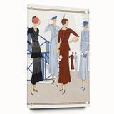 Vintage Art Deco Wall Art – 1920s Fashion Illustration with Stylish Flair