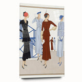 Vintage Art Deco Wall Art – 1920s Fashion Illustration with Stylish Flair