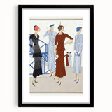 Vintage Art Deco Wall Art – 1920s Fashion Illustration with Stylish Flair