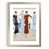 Vintage Art Deco Wall Art – 1920s Fashion Illustration with Stylish Flair