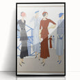 Vintage Art Deco Wall Art – 1920s Fashion Illustration with Stylish Flair