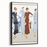 Vintage Art Deco Wall Art – 1920s Fashion Illustration with Stylish Flair