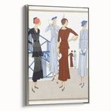Vintage Art Deco Wall Art – 1920s Fashion Illustration with Stylish Flair