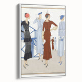 Vintage Art Deco Wall Art – 1920s Fashion Illustration with Stylish Flair