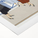 Vintage Art Deco Wall Art – 1920s Fashion Illustration with Stylish Flair