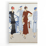 Vintage Art Deco Wall Art – 1920s Fashion Illustration with Stylish Flair