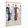 Vintage Art Deco Wall Art – 1920s Fashion Illustration with Stylish Flair