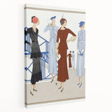 Vintage Art Deco Wall Art – 1920s Fashion Illustration with Stylish Flair