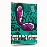 Expressionist Art Poster – Vibrant Abstract Bern Kunsthalle Wall Art