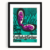 Expressionist Art Poster – Vibrant Abstract Bern Kunsthalle Wall Art