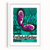 Expressionist Art Poster – Vibrant Abstract Bern Kunsthalle Wall Art