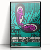 Expressionist Art Poster – Vibrant Abstract Bern Kunsthalle Wall Art
