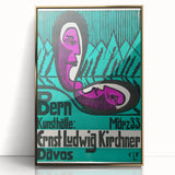 Expressionist Art Poster – Vibrant Abstract Bern Kunsthalle Wall Art