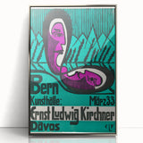 Expressionist Art Poster – Vibrant Abstract Bern Kunsthalle Wall Art