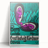 Expressionist Art Poster – Vibrant Abstract Bern Kunsthalle Wall Art