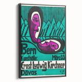 Expressionist Art Poster – Vibrant Abstract Bern Kunsthalle Wall Art