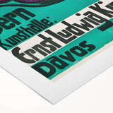 Expressionist Art Poster – Vibrant Abstract Bern Kunsthalle Wall Art