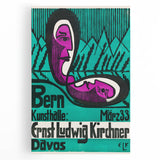 Expressionist Art Poster – Vibrant Abstract Bern Kunsthalle Wall Art