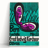 Expressionist Art Poster – Vibrant Abstract Bern Kunsthalle Wall Art