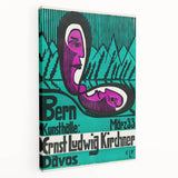 Expressionist Art Poster – Vibrant Abstract Bern Kunsthalle Wall Art