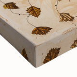 Colorful close-up of a stretched canvas featuring intricate floral and botanical designs, perfect for home decor, showcasing vibrant hues and detailed textures. Ideal for art enthusiasts and nature lovers seeking to enhance their living spaces with a touch of elegance.