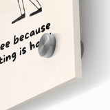 Large abstract wall art in mid-century modernist style, featuring vibrant colors on acrylic glass.