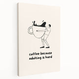 Large canvas print featuring a colorful display of various fruits and vegetables, ideal for kitchen wall art.