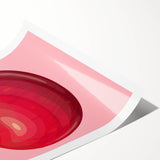 Extra large rolled print featuring line art flowers in muted earth tones, ideal for large living room wall art.