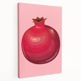 Large canvas featuring an array of colorful fruits, ideal for kitchen wall art.