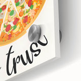 Large abstract wall art in mid-century modernist style, featuring vibrant hues on acrylic glass, ideal for dining room decor.