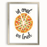 Textured abstract art print in silver frame, featuring soft pastel tones, ideal for bedroom wall decor.