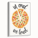 Vintage poster art of colorful, assorted fruits on a large framed canvas, ideal for living room decor.