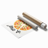 Extra large rolled print featuring a floral design in pastel shades, ideal for classy bathroom wall art.