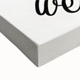 Large art canvas depicting a black and white landscape painting, ideal for bedroom wall decor.