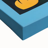 Black and white close-up photo of assorted pastries on stretched canvas, suitable for bedroom wall art.