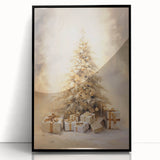 Golden Christmas Tree – Luxurious Christmas Canvas Art